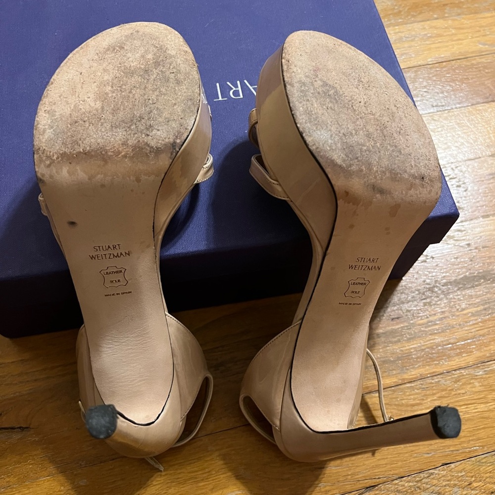 Stuart Weitzman Bebare Bambina Aniline, Size 10 - image 6